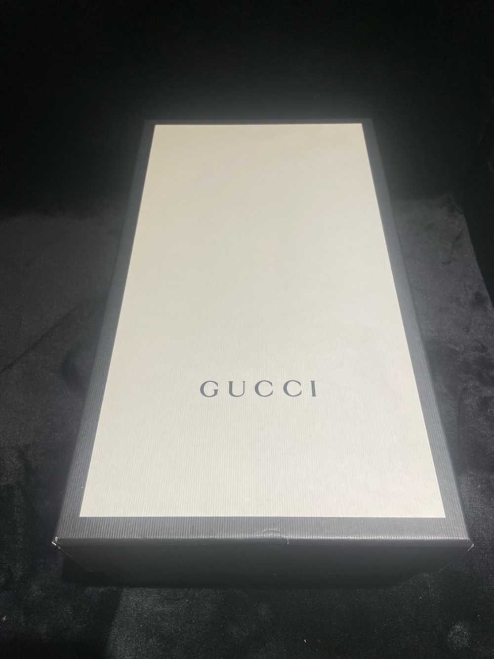 Gucci Blue Denim Slip-On Sneakers with Multicolor Embroidered Logo - Picture 10 of 10